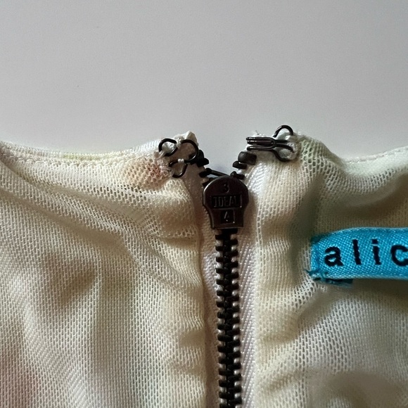 Alice + Olivia Floral Kelly Hi Low Sundress Size 6 - Picture 9 of 10